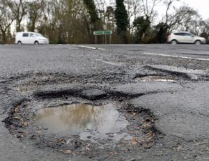 Fix a pothole in Sedgefield
